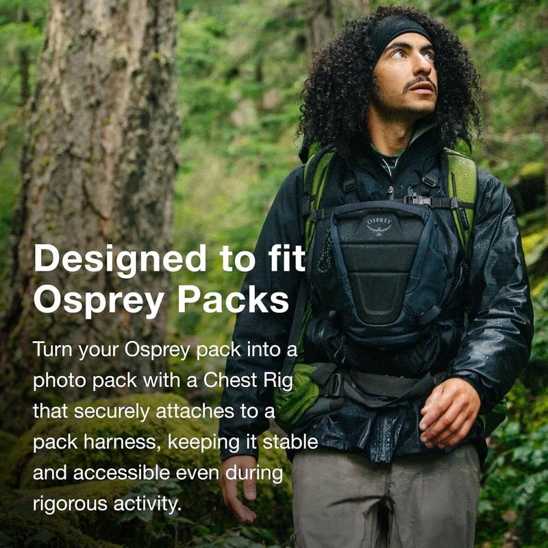 OSPREY Camera Chest Rig, Charcoal Grey - Image 3